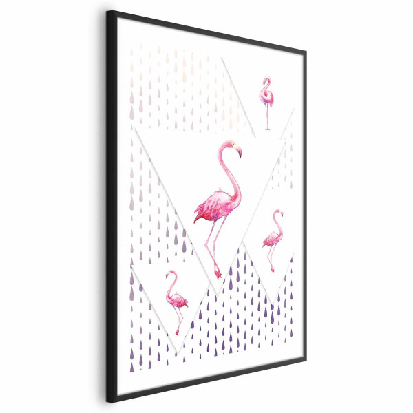 Plakat Rodzina flamingów 40x60 cm 580977