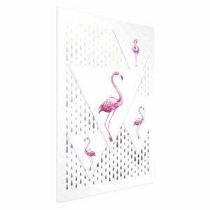 Plakat Rodzina flamingów 40×60 cm 589499 Plakat Rodzina flamingów 40×60 cm 589499