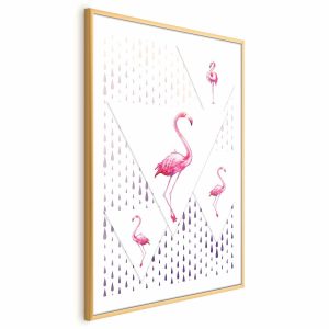 Plakat Rodzina flamingów 40×60 cm 590433 Plakat Rodzina flamingów 40×60 cm 590433