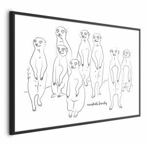Plakat Rodzina surykatek 90×60 cm 588851
