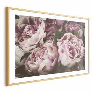 Plakat Różowe piwonie 30×21 cm 580999