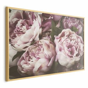 Plakat Różowe piwonie 42×29,7 cm 585445