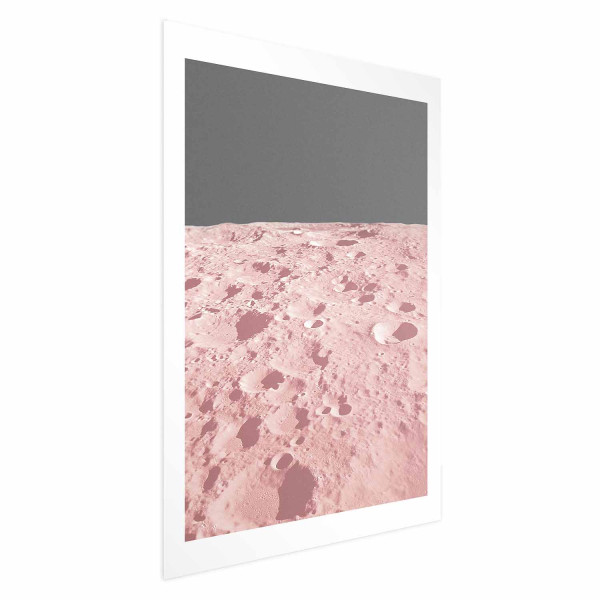 Plakat Różowy księżyc 21x30 cm 589983
