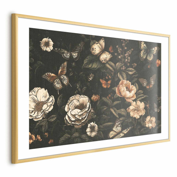 Plakat Rustykalny ogród 42x29,7 cm 589473