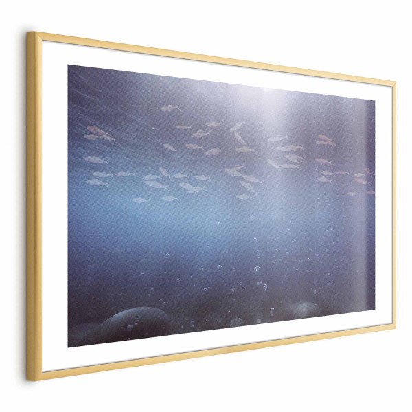 Plakat Rybki w głębinach 42x29,7 cm 584687