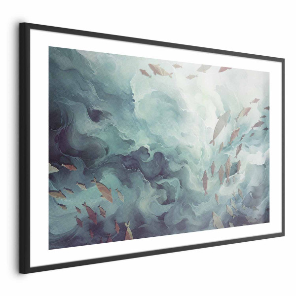 Plakat Ryby w oceanie 30x21 cm 580693