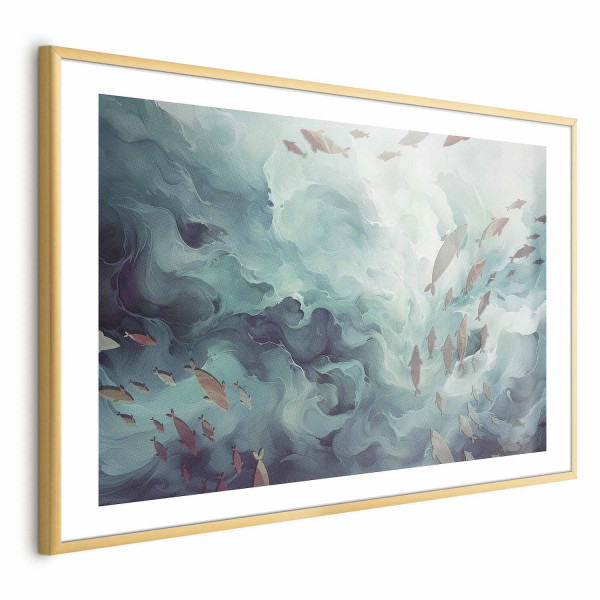 Plakat Ryby w oceanie 42x29,7 cm 587804