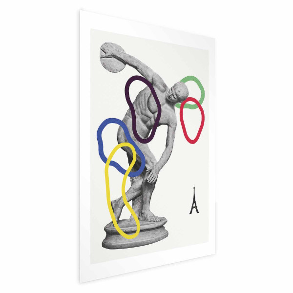 Plakat Rzut dyskiem 40x60 cm 584832