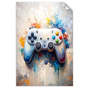 Plakat samoprzylepny do pokoju gracza Feeby Konsola Gamepad Kontroler 20×30 734827 Plakat samoprzylepny do pokoju gracza Feeby Konsola Gamepad Kontroler 20×30 734827