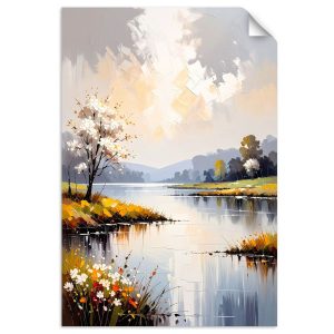 Plakat samoprzylepny do salonu Feeby Krajobraz Jezioro Drzewa Natura 20×30 733875 Plakat samoprzylepny do salonu Feeby Krajobraz Jezioro Drzewa Natura 20×30 733875