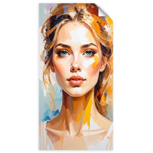 Plakat samoprzylepny do salonu Feeby Portret Kobiety Modelki 40×80 734556 Plakat samoprzylepny do salonu Feeby Portret Kobiety Modelki 40×80 734556