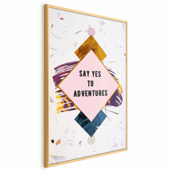 Plakat Say yes 21x30 cm 590368