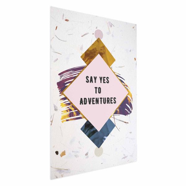 Plakat Say yes 29,7x42 cm 584285