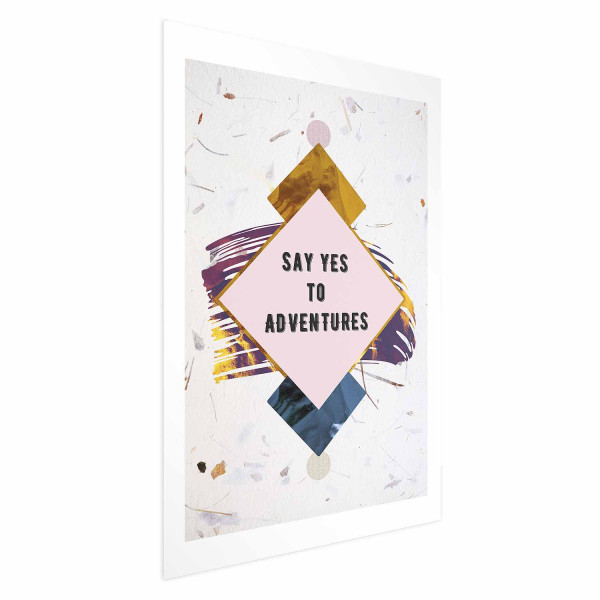 Plakat Say yes 40x60 cm 590441