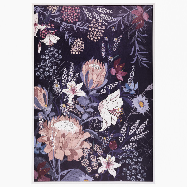 Plakat ścienny w ramie Nocne kwiaty, 60 x 90 cm 180418