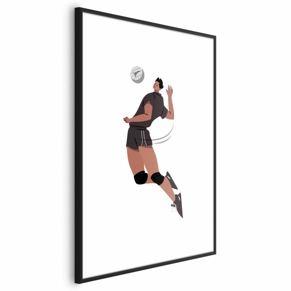 Plakat Siatkarz 21x30 cm 588273