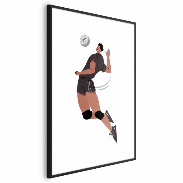 Plakat Siatkarz 21x30 cm 588682