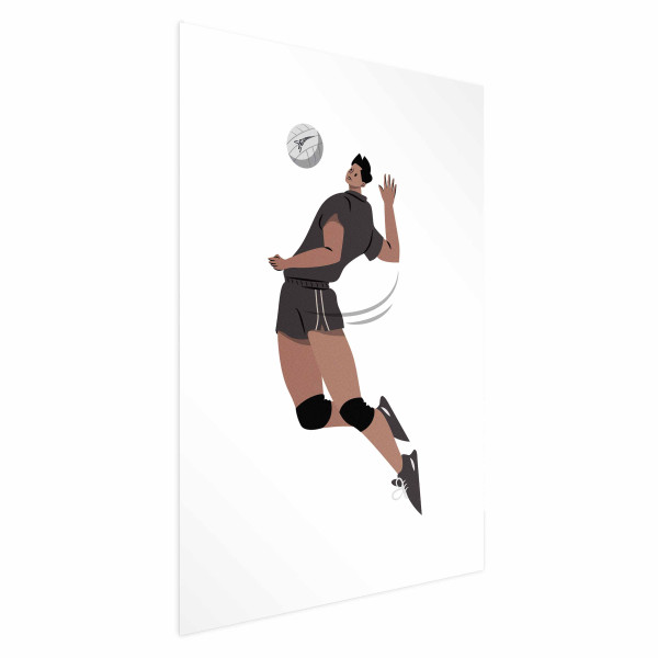 Plakat Siatkarz 21x30 cm 582836