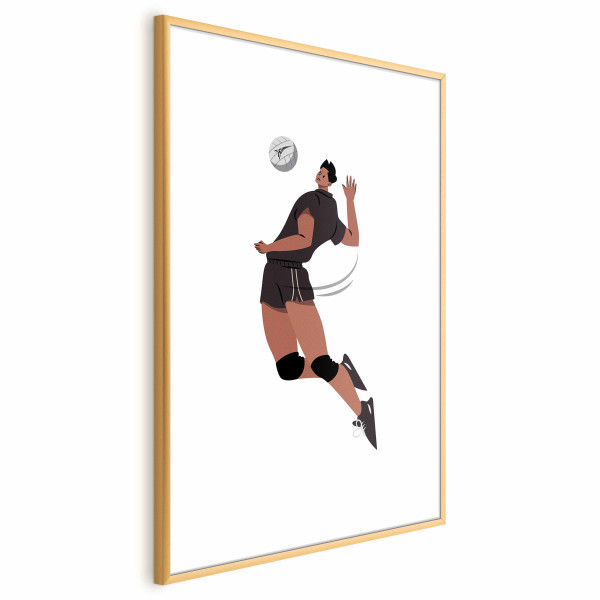 Plakat Siatkarz 40x60 cm 589604