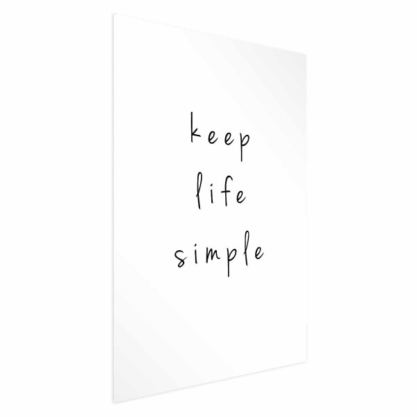 Plakat Simple 40x60 cm 589511