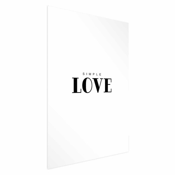 Plakat Simple Love 21x30 cm 588407