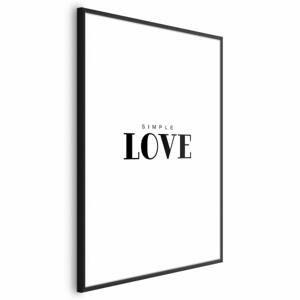 Plakat Simple Love 21x30 cm 577633