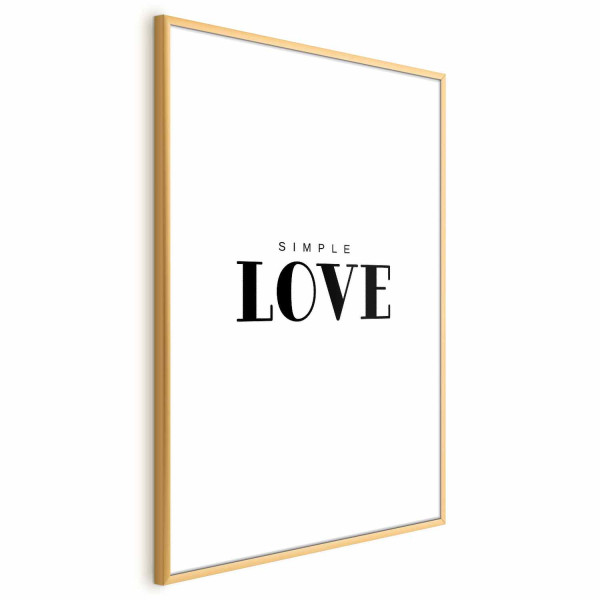 Plakat Simple Love 40x60 cm 585894