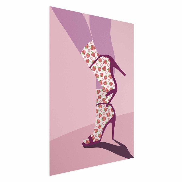Plakat Skarpetki w truskawki 40x60 cm 581726