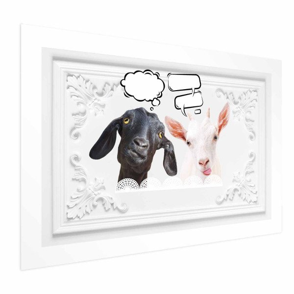 Plakat Śmieszne kozy 30x21 cm 577638