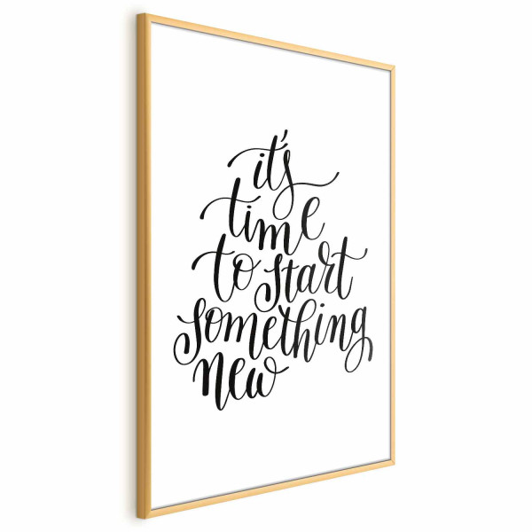 Plakat Something new 21x30 cm 589921