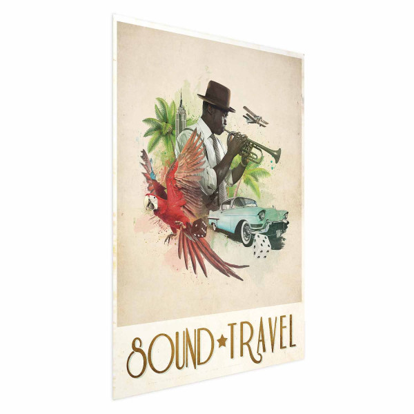 Plakat Sound Travel 29,7x42 cm 585452