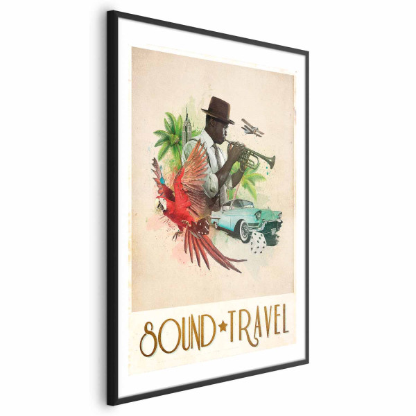 Plakat Sound Travel 29,7x42 cm 589396