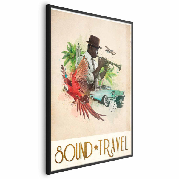 Plakat Sound Travel 29,7x42 cm 590534