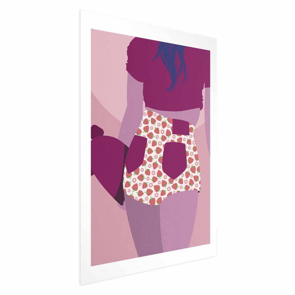 Plakat Spodenki w truskawki 29,7x42 cm 577245