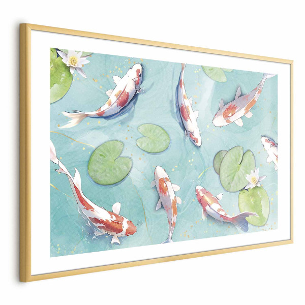 Plakat Staw w Japonii 60x40 cm 580538