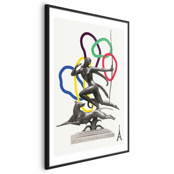 Plakat Strzelająca kobieta 40x60 cm 589398