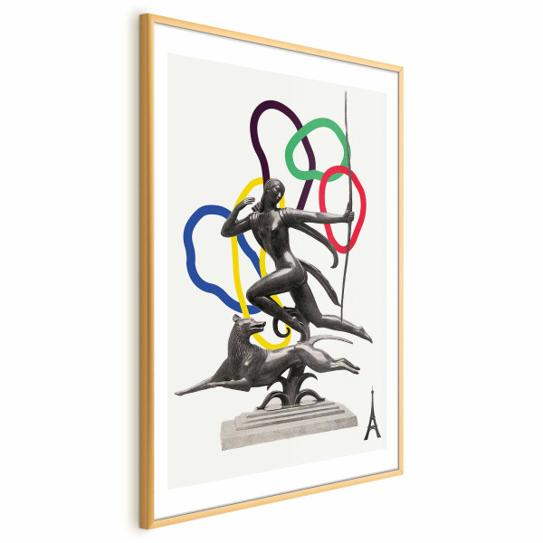 Plakat Strzelająca kobieta 60x90 cm 583541