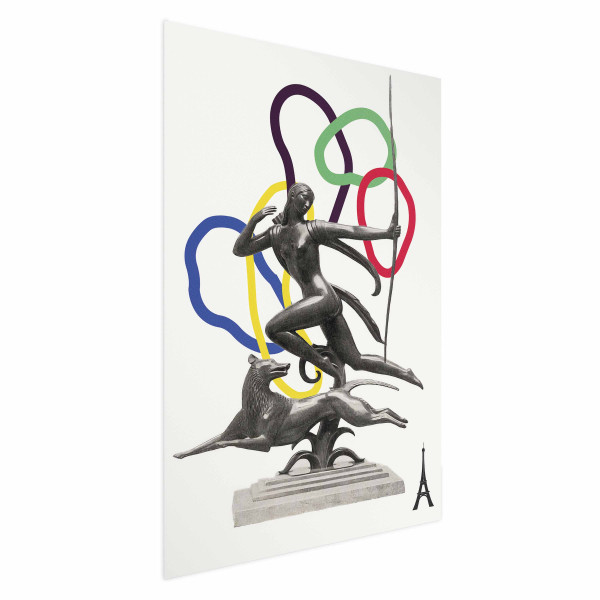 Plakat Strzelająca kobieta 60x90 cm 577758