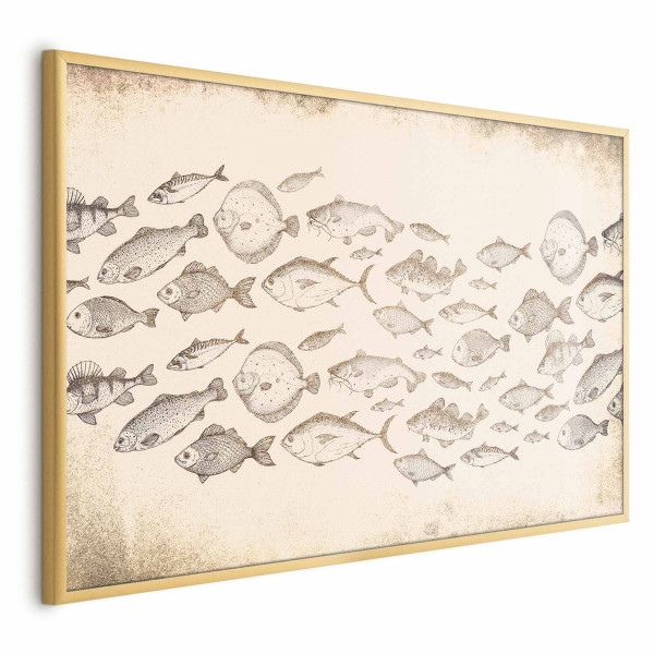 Plakat Subtelne rybki 90x60 cm 587895