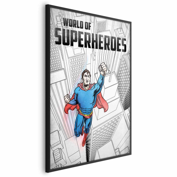 Plakat Superheroes 21x30 cm 588775