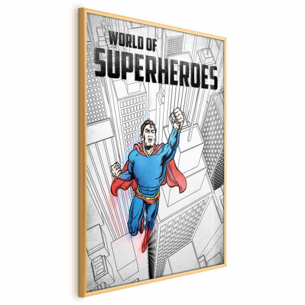 Plakat Superheroes 29,7x42 cm 588650