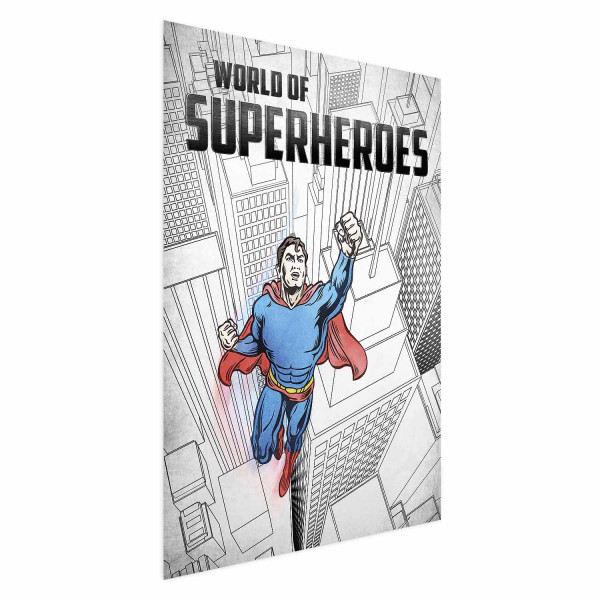 Plakat Superheroes 40x60 cm 580765