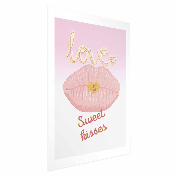 Plakat Sweet Kisses 29,7x42 cm 590583