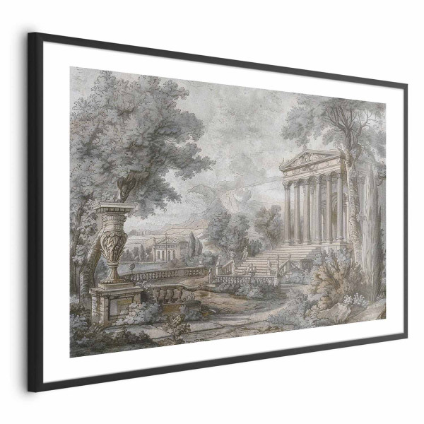 Plakat Świątynia na wzgórzu 30x21 cm 588050