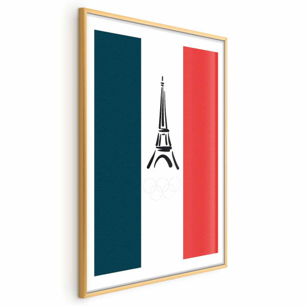 Plakat Symbole Francji 29,7x42 cm 579606
