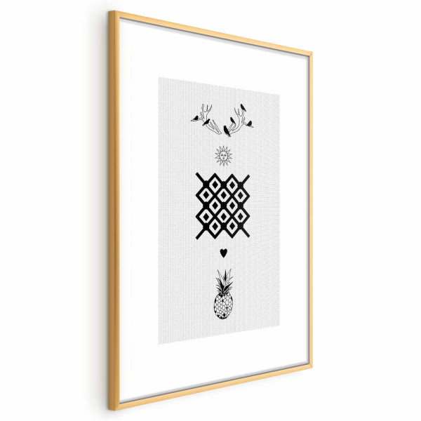 Plakat Szczęście 21x30 cm 580987