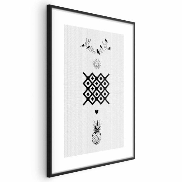 Plakat Szczęście 60x90 cm 586856