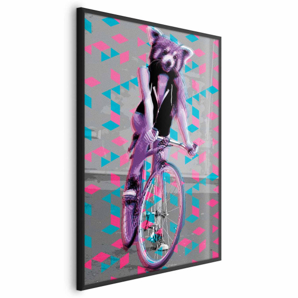 Plakat Szop na rowerze 29,7x42 cm 582177