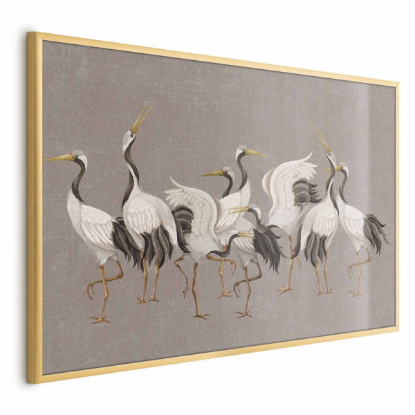 Plakat Taniec żurawi 30x21 cm 591322