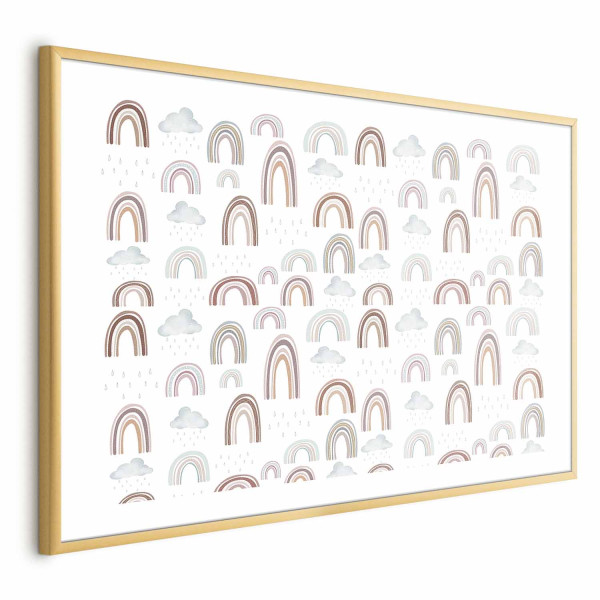 Plakat Tęcza po deszczu 30x21 cm 586116